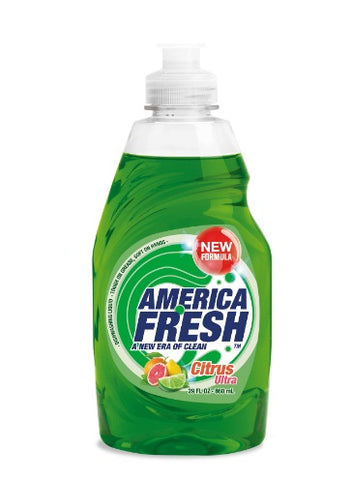 America Fresh DISH SOAP CITRUS 6/ 90OZ
