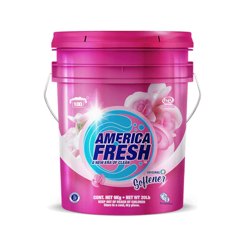 AMERICA FRESH DETERGENT W/ SOFTENER PINK 9KG 20LB / 1