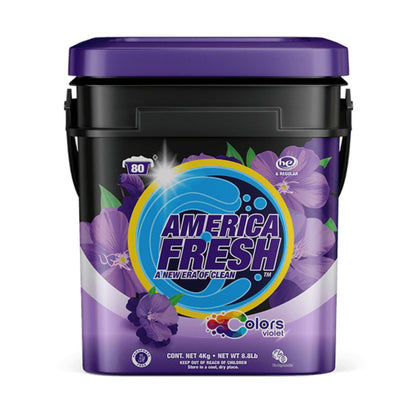 America Fresh DETERGENT DARK CARE BUCKET VIOLET 1 / 4KG