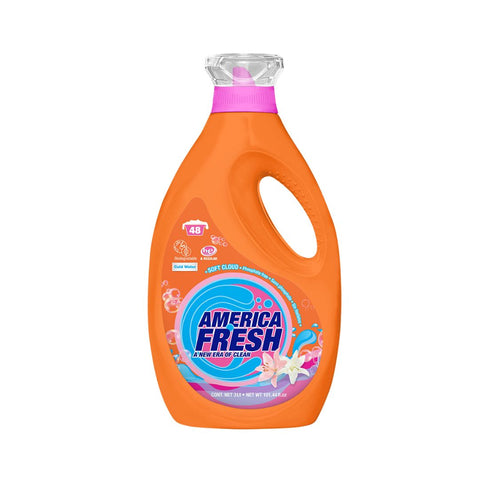 AMERICA FRESH LIQUID DETERGENT SOFTENER CLOUD PINK 12 / 1L