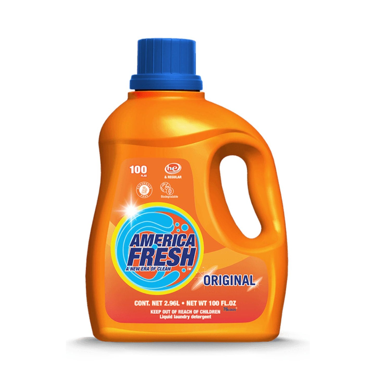 AMERICA FRESH LIQUID DETERGENT ORIGINAL ORANGE 3L / 1