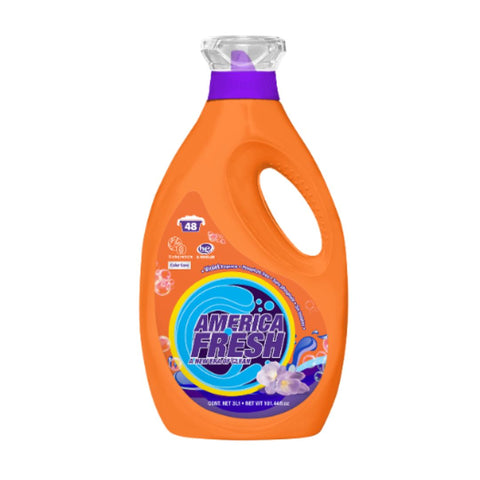 America Fresh DETERGENT COLOR CARE 4 x 3L