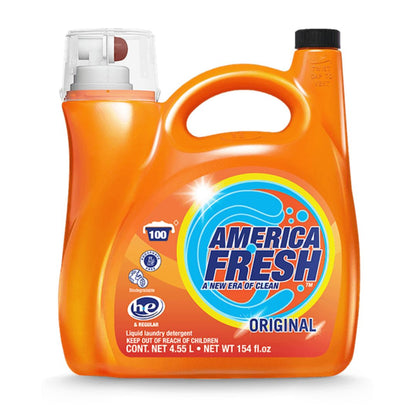 America Fresh Liquid Detergent Original Orange 4.55L / 2