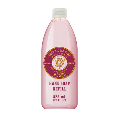 America Fresh HANDSOAP ROSE REFILL 28oz / 12