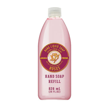 America Fresh HANDSOAP ROSE REFILL 28oz / 12