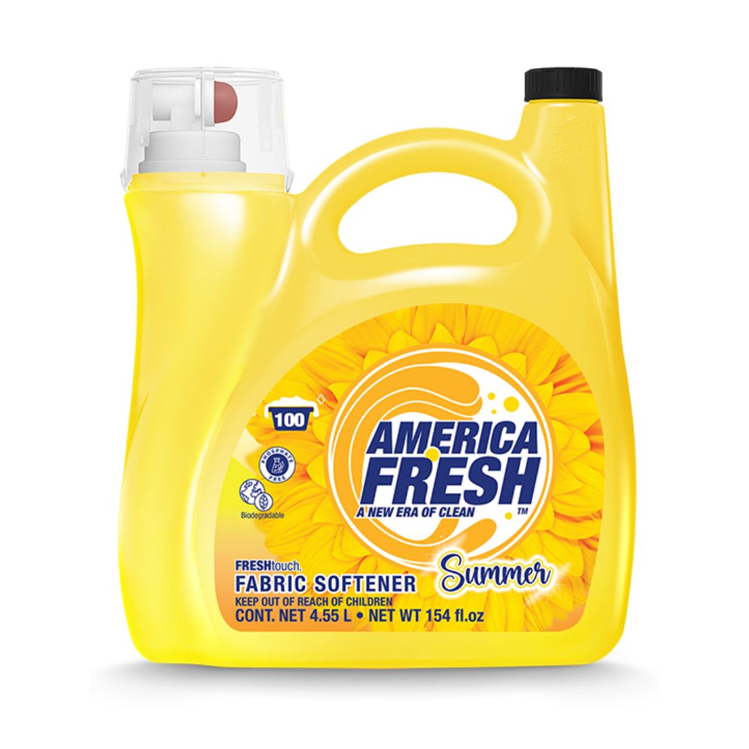 America Fresh LIQUID Fabric Softener SUMMER 2 / 4.55L