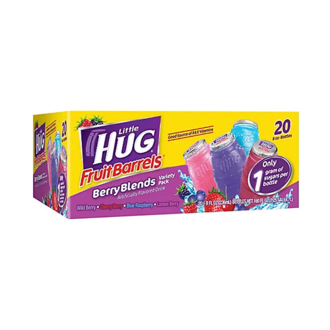 Little Hug Original Variety Fruit Barrels Drink 8 Ounce