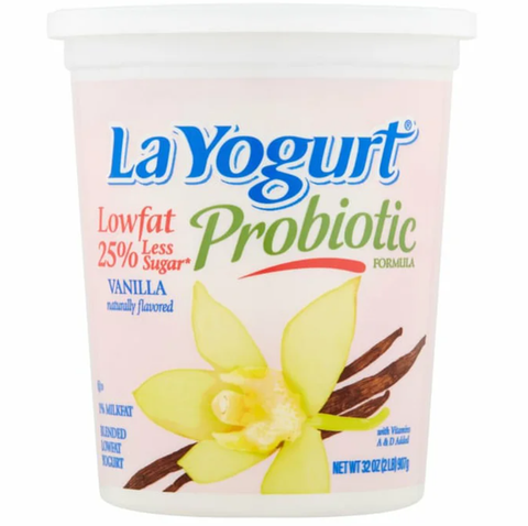 LA YOGURT LOW FAT VANILLA YOGURT 32OZ