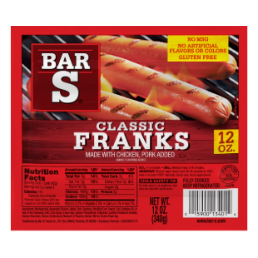 BAR S FRANK 12OZ / 32