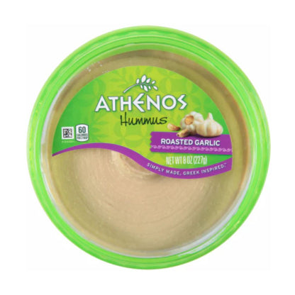 ATHENOS ROASTED GARLIC HUMMUS 8OZ / 12