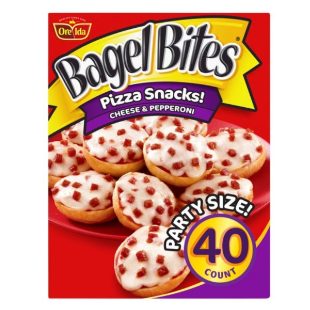 BAGEL BITES, CHEESE & PEPPERONI, 5-31.1OZ
