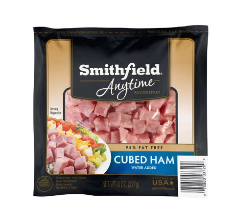 Smithfield Anytime Favorites Cubed Ham, 8 oz