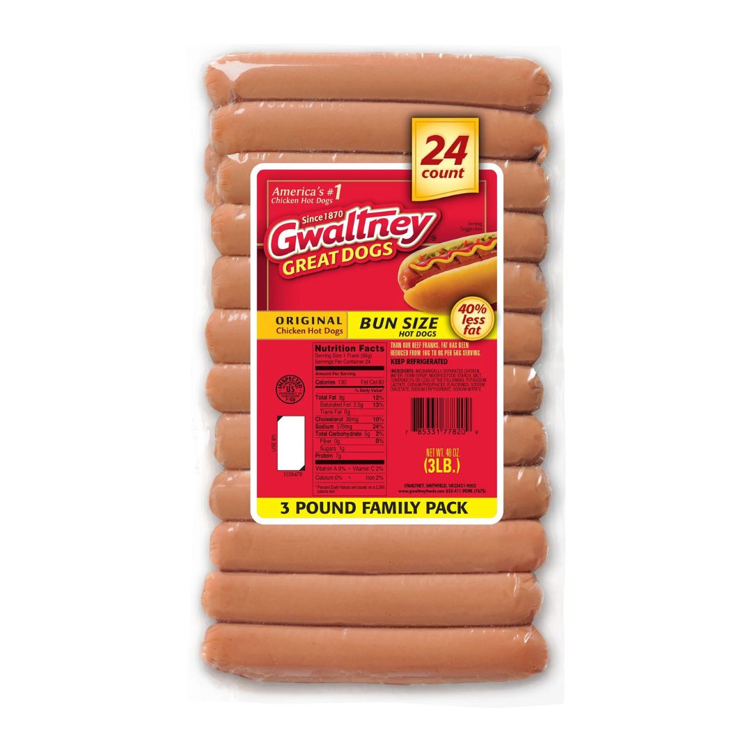GWALTNEY BUN SIZE FRANK 8-3LB