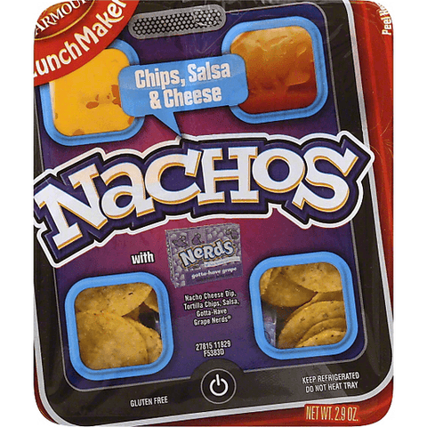 ARMOUR LUNCHMAKERS NACHOS CHIPS SALSA CHEESE 18 / 2.9OZ