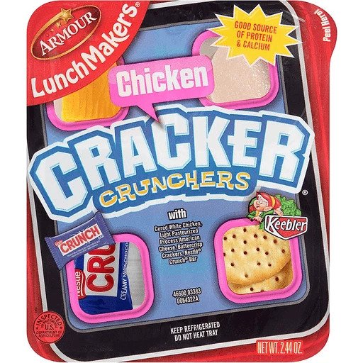 ARMOUR LUNCHMAKERS  CHICKEN CRACKER CRUNCHERS 2.44OZ / 18