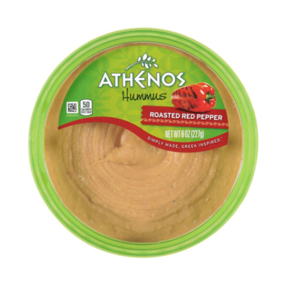 ATHENOS ROAST REP PEPPER HUMMUS 8OZ / 12