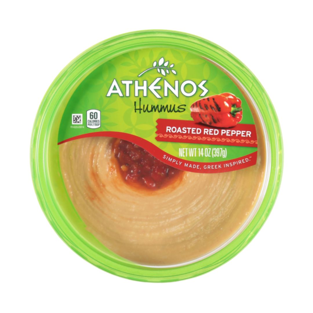 ATHENOS ROAST RED PEPPER HUMMUS 14OZ / 9