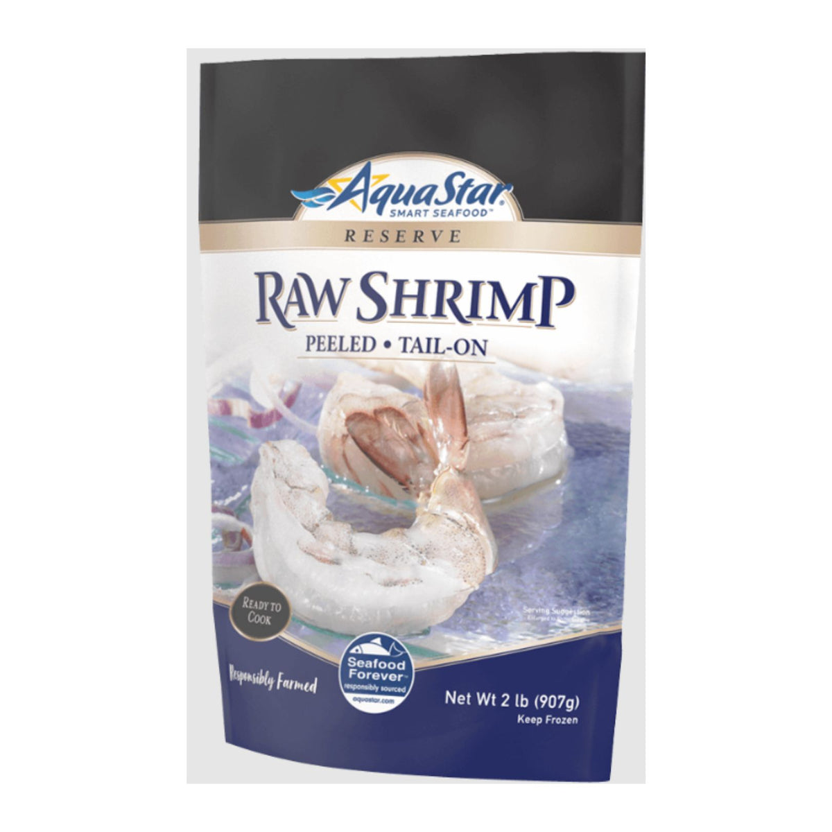 Aqua Star SHRIMP WHITE IQF PEELED-TAIL ON 41-50 / 2LB