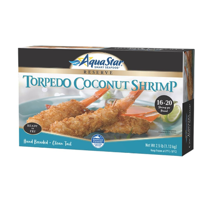 Aqua Star SHRIMP WHITE IQF PEELED-TAIL ON 41-50 / 2LB