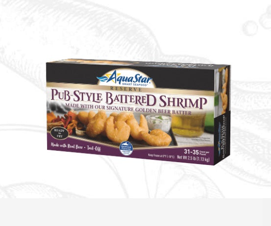 Aqua Star SHRIMP WHITE IQF PEELED-TAIL ON 41-50 / 2LB