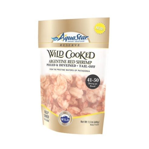 Aqua Star SHRIMP WHITE IQF PEELED-TAIL ON 41-50 / 2LB