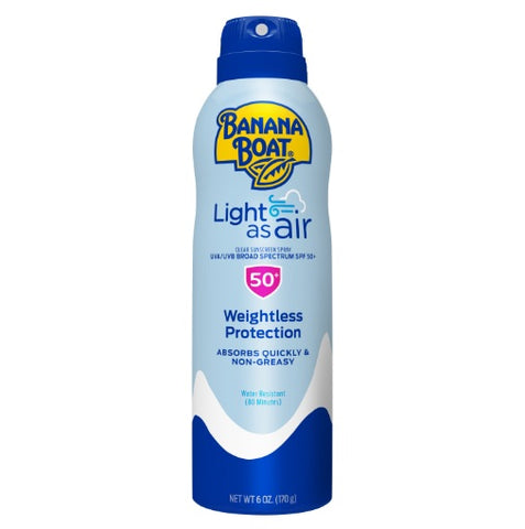 Banana Boat LIGHT AIR SPF 50 12/CS