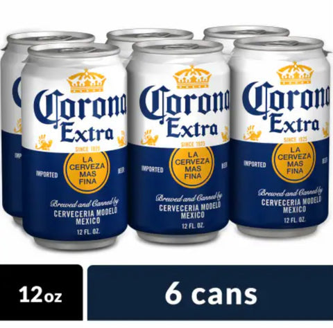 CORONA CANS 12OZ /4 /6/CS