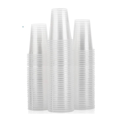 10oz 25 Cups Clear Plastic / 100ct