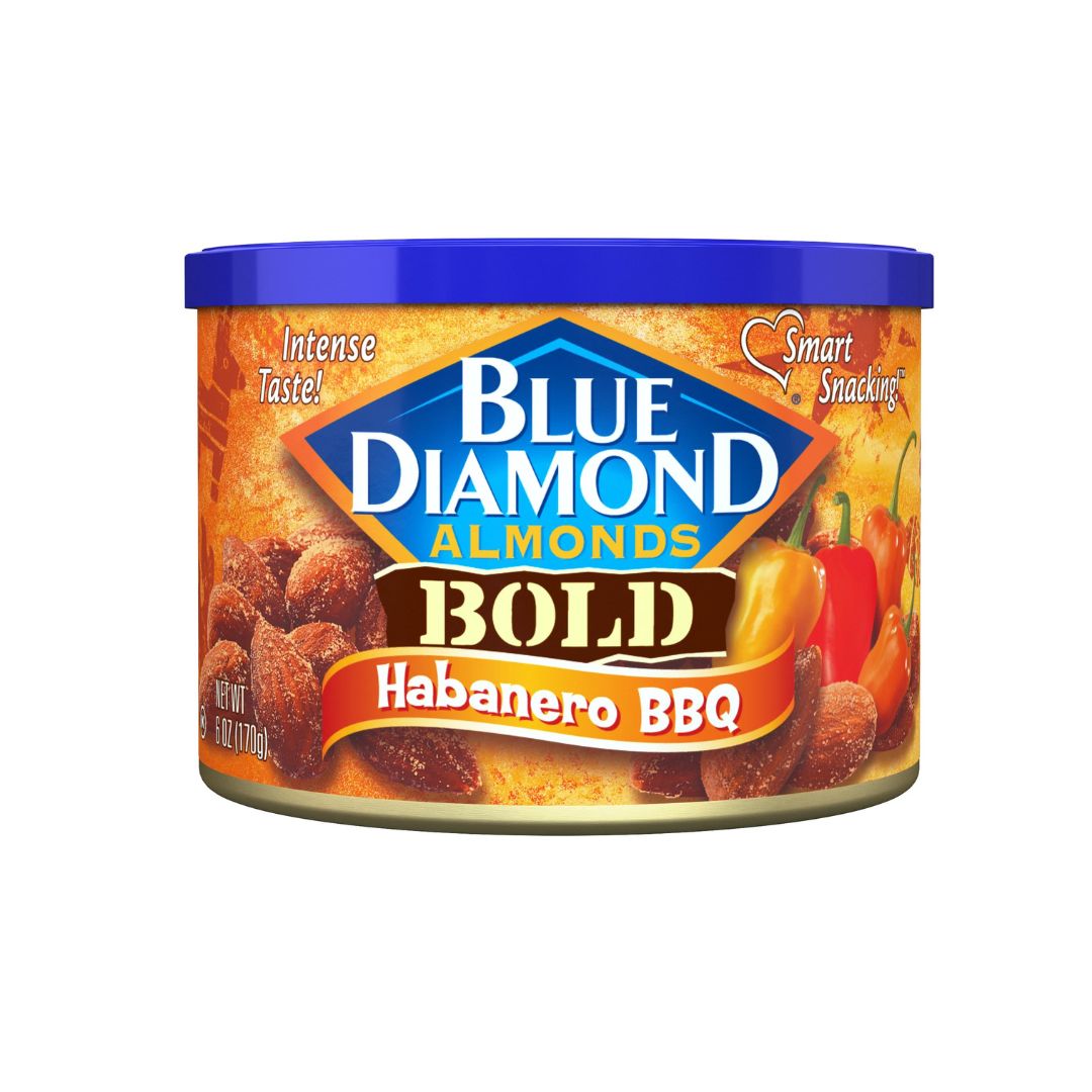 Blue Diamond Almonds Bold Habanero BBQ– 170 Gram x 12