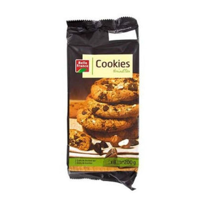 MAXI COOKIE CHOC NOIR NOISETTES X 8 BF FILM 184 G
