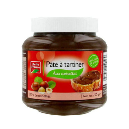 BELLE FRANCE PATE A TARTINER AUX NOISETTES POT 750 G