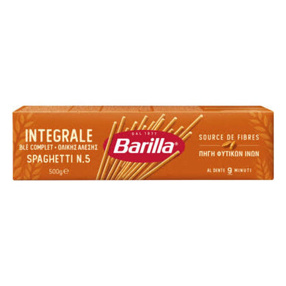 BARILLA SPAGHETTI AU BLÉ COMPLET INTEGRAL 500G