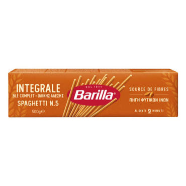 BARILLA SPAGHETTI AU BLÉ COMPLET INTEGRAL 500G