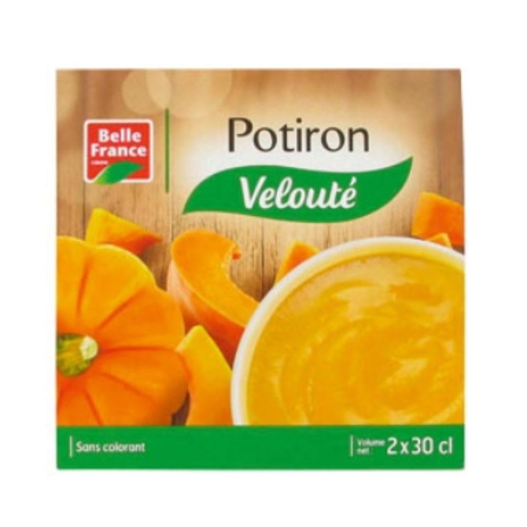BELLE FRANCE VELOUTE DE POTIRON BRIQUETTE 2 X 30 CL