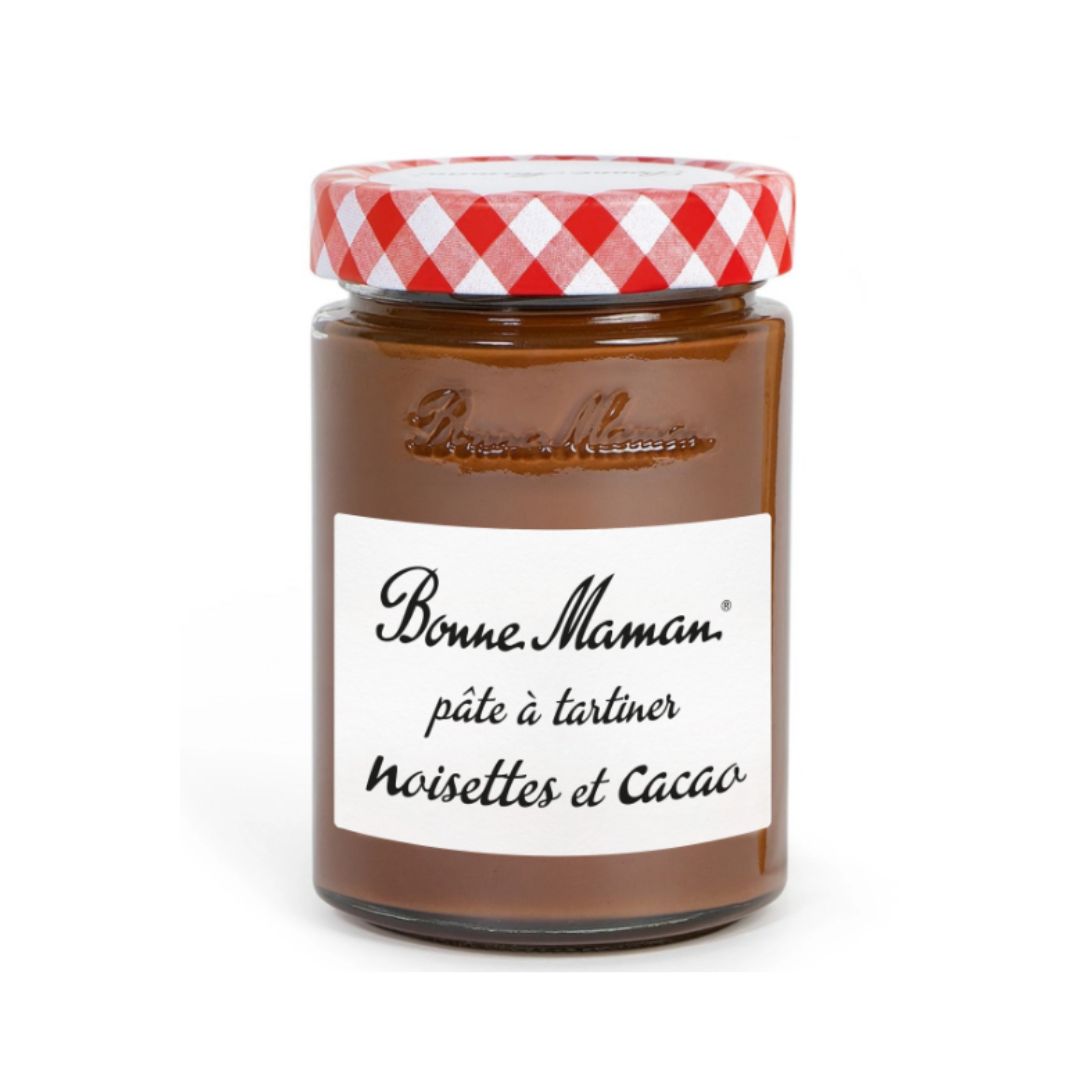 PÂTE À TARTINER NOISETTES ET CACAO SANS HUILE DE PALME BONNE MAMAN 360G
