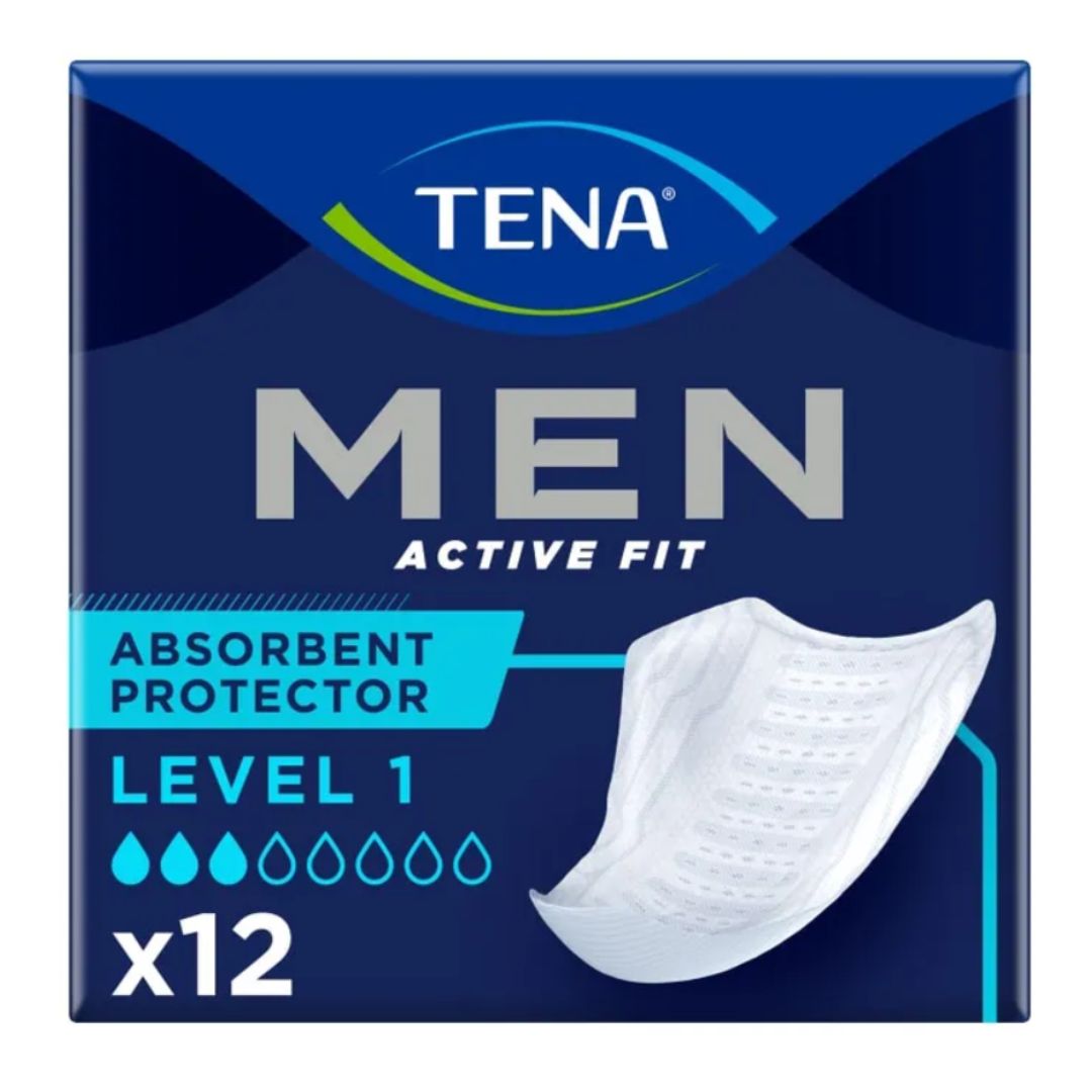 TENA MEN ACTIVE FIT PROTECTIONS NIVEAU 1 X12