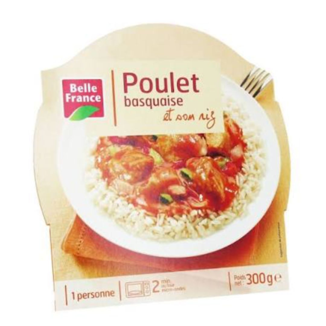 BELLE FRANCE POULET BASQUAISE 285GR READY TO EAT