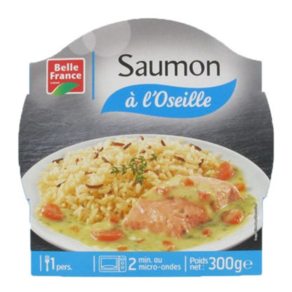 Salmon with Sorrel Sauce and Rice Belle France Tray 300g