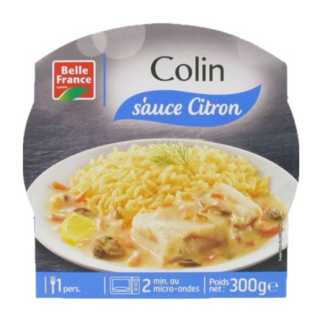 BELLE FRANCE COLIN SAUCE CITRON 300GR READY TO EAT