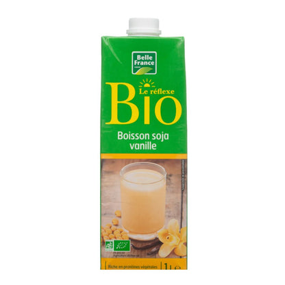BELLE FRANCE BOISSON SOJA VANILLE BIO BRIQUE 1 L