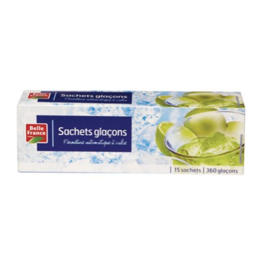 15 SACHETS TRANSPARENTS DE 24 GLAÇONS - AUTO-FERMETURE À VALVE