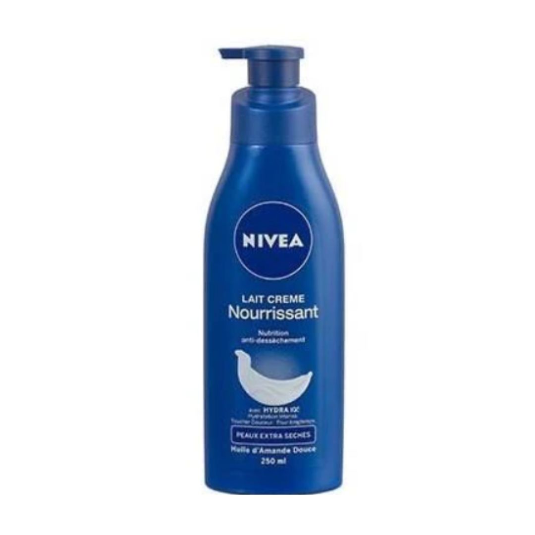 LAIT CORPS NOURRISSANT PEAUX SÈCHES À TRÈS SÈCHES NIVEA LE FLACON 250 ML
