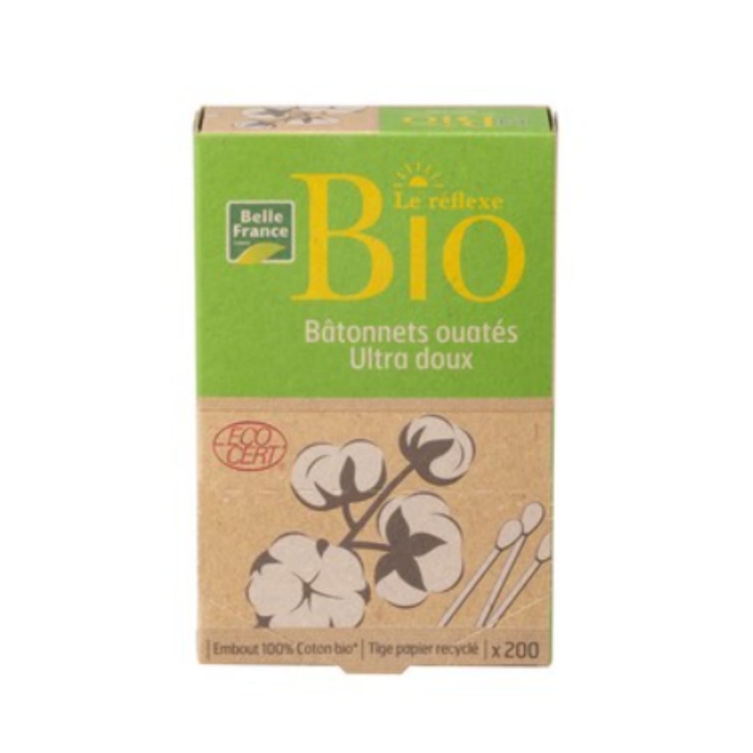 Belle France Box of 200 Organic Hygiene Sticks