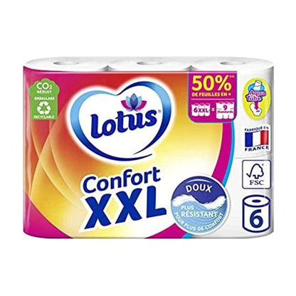 PAPIER TOILETTE LOTUS CONFORT XXL X6
