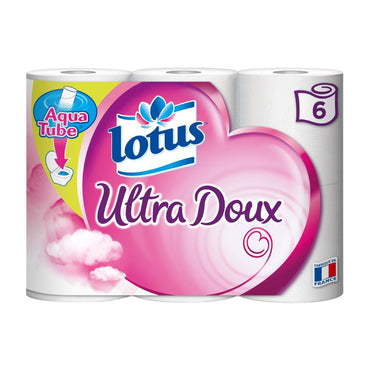 PAPIER TOILETTE LOTUS ULTRA DOUX X6