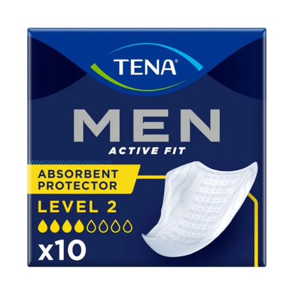 TENA MEN ACTIVE FIT PROTECTIONS NIVEAU 2 X 10