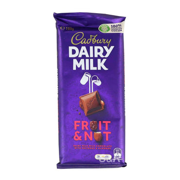 CADBURY DAIRY MILK FRUIT & NUT 180GR