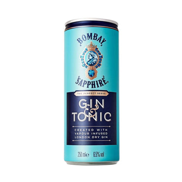 Bombay Sapphire with Tonic Cocktail 250ml