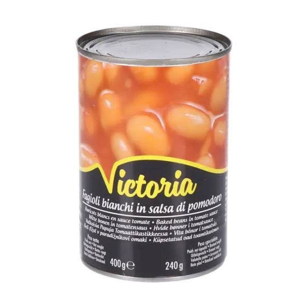 VICTORIA BAKED BEANS IN TOMATO SAUCE 400GR