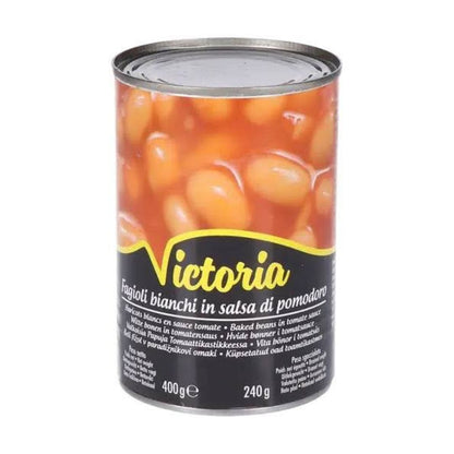 VICTORIA BAKED BEANS IN TOMATO SAUCE 400GR